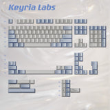 Keyria Labs  Customized PBT  pearl tears Arctic Ocean Keycaps with five sided thermal sublimation