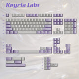 Keyria Labs  Customized PBT  violet Keycaps with five sided thermal sublimation