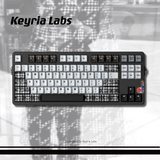 Keyria Labs  Customized PBT black forest houndstooth Keycaps with five sided thermal sublimation