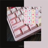 Keyria Labs Showa Dessert Customized PBT Keycaps with five sided thermal sublimation