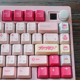 Keyria Labs Showa Dessert Customized PBT Keycaps with five sided thermal sublimation