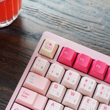 Keyria Labs Showa Dessert Customized PBT Keycaps with five sided thermal sublimation