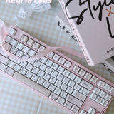 Keyria Labs  Customized PBT bear tea party Keycaps with five sided thermal sublimation