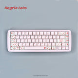 Keyria Labs  Customized PBT lamb rose Keycaps with five sided thermal sublimation