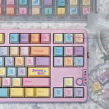 Keyria Labs  Customized PBT gummy bears Keycaps with five sided thermal sublimation