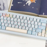 Keyria Labs Cream soda Customized PBT Keycaps with five sided thermal sublimation