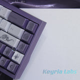 Keyria Labs  Customized PBT  violet Keycaps with five sided thermal sublimation