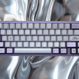 Keyria Labs  Customized PBT  violet Keycaps with five sided thermal sublimation