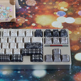 Keyria Labs  Customized PBT black forest houndstooth Keycaps with five sided thermal sublimation