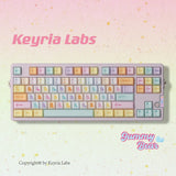 Keyria Labs  Customized PBT gummy bears Keycaps with five sided thermal sublimation