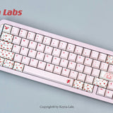 Keyria Labs  Customized PBT lamb rose Keycaps with five sided thermal sublimation