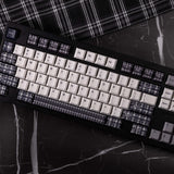 Keyria Labs  Customized PBT black forest houndstooth Keycaps with five sided thermal sublimation