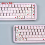 Keyria Labs/Alessandra Lamb Rose PBT Customized Keycap Five sided Thermal Sublimation