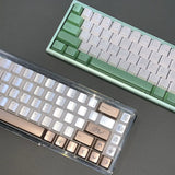 Keyria Labs/Gold Brown/Emerald Pearl Tears/Original Factory Height Keycaps