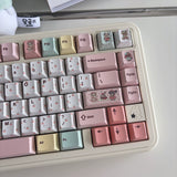 Keyria Labs/ Retro Dessert Shop PBT Custom Keycaps Five-Sided Heat Sublimation