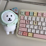 Keyria Labs/ Retro Dessert Shop PBT Custom Keycaps Five-Sided Heat Sublimation