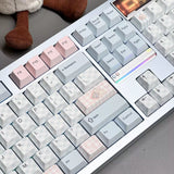 Keyria Labs/ Little Lamb by the Pillow Dream PBT Custom Keycaps Five-Sided Thermal Sublimation