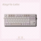 Keyria Labs  Customized PBT bear tea party Keycaps with five sided thermal sublimation