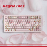 Keyria Labs/Alessandra Lamb Rose PBT Customized Keycap Five sided Thermal Sublimation