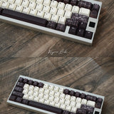 Keyria Labs  Customized PBT Chocolate Houndstooth Keycaps with five sided thermal sublimation