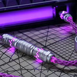 Keyria Labs single crystal copper plated silver wire magnetron luminescent aviation plug wire