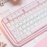 Keyria Red / Hello Kitty Cute Pink Transparent Jelly Original Factory Height Keycap