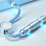 Keyria Labs single crystal copper plated silver wire magnetron luminescent aviation plug wire