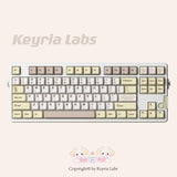 Keyria Labs / Little Bear Tea Party Little Bear Yellow PBT Custom Keycaps Five-Sided Heat Sublimation