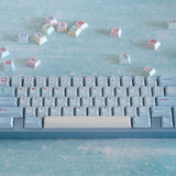 Keyria Labs Cream soda Customized PBT Keycaps with five sided thermal sublimation