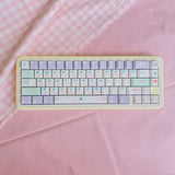 Keyria Labs  Customized PBT Love to crash Keycaps with five sided thermal sublimation